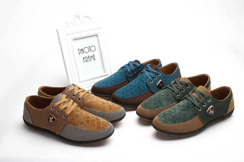 Beijing Style Colorful Canvas Shoes with Rubber Sole